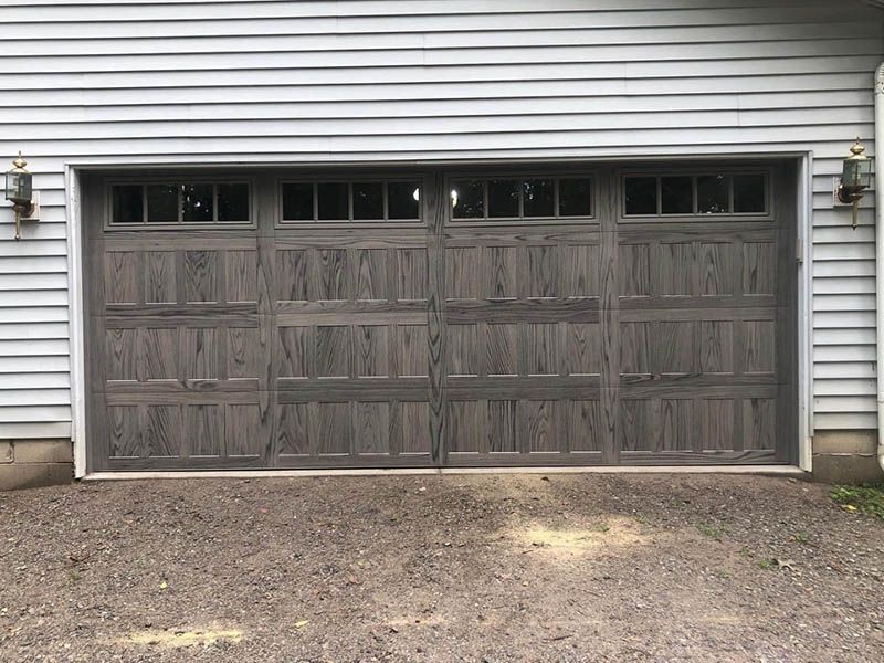 A garage door installation in Highland, MI by KSK Garage Doors