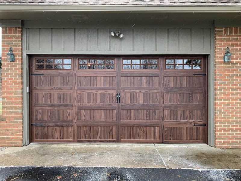 A garage door installation in Highland, MI by KSK Garage Doors