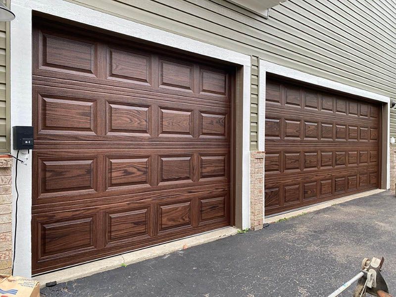 A garage door installation in Highland, MI by KSK Garage Doors