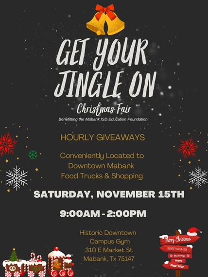 Christmas Fair event flyer: