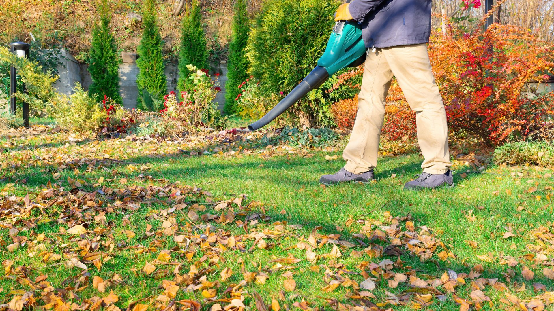 Leaf Blowing