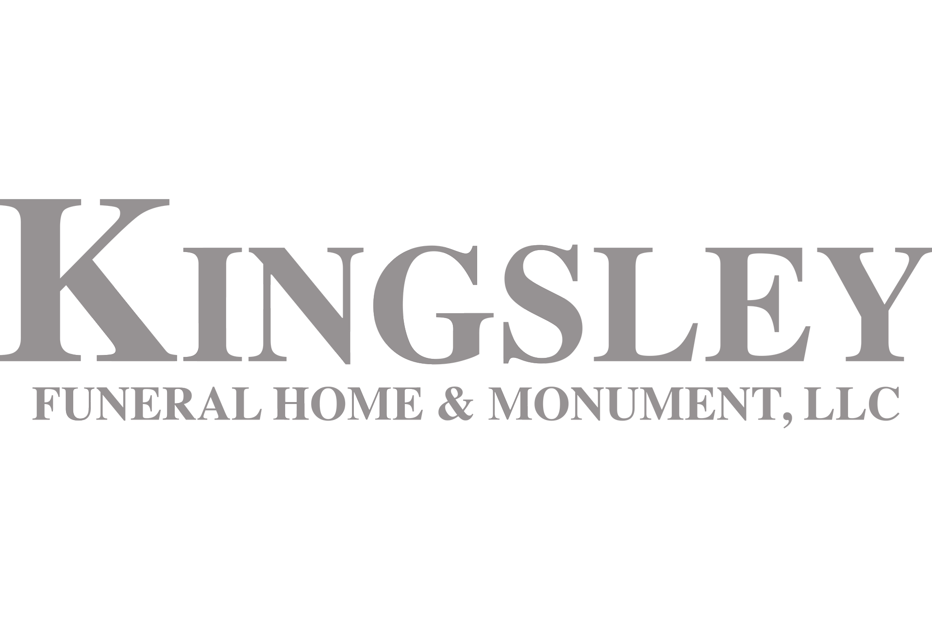 Kingsley Funeral Home & Monument footer logo