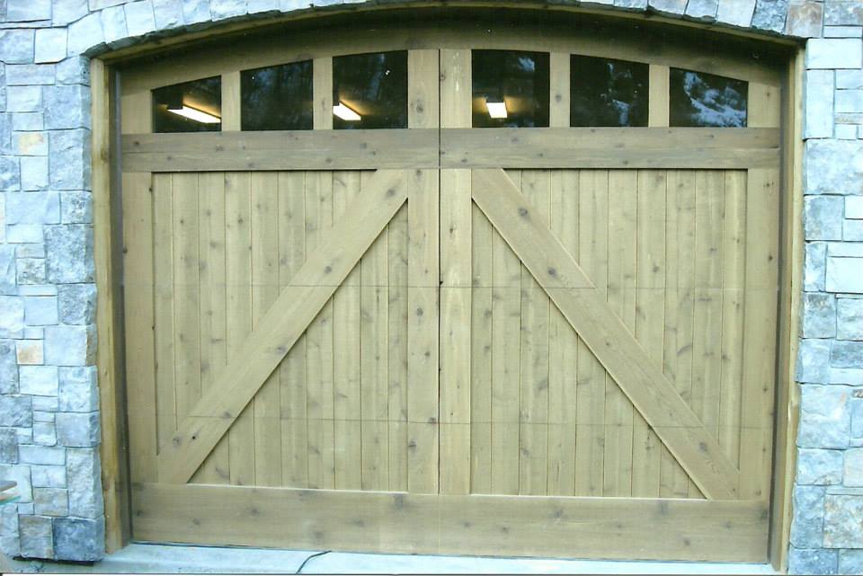 Wood Garage Door — A Wooden Garage in Durango, CO