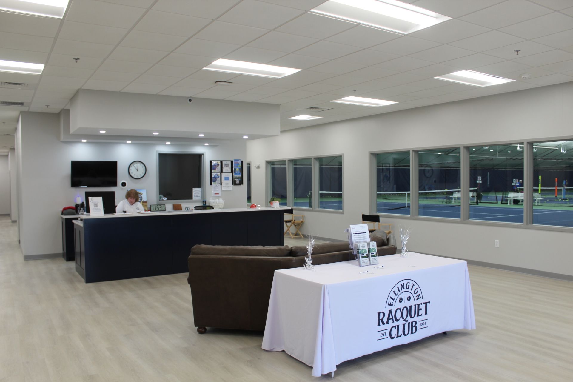 Lobby at Ellington Racquet Club in Ellington CT