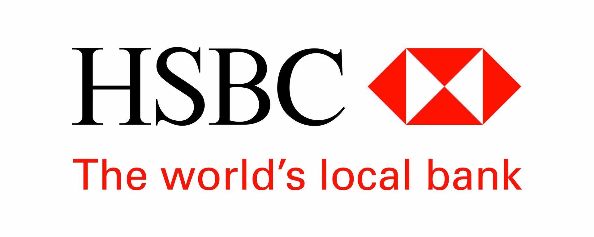 The hsbc logo is the world 's local bank