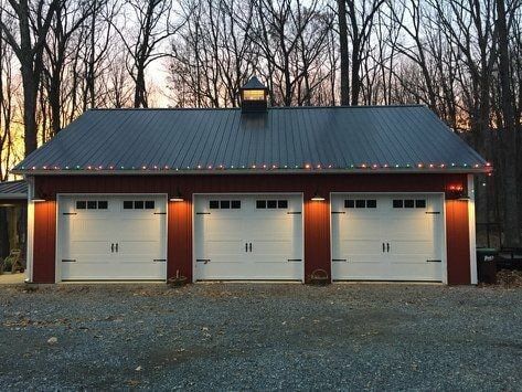 Garage with Three Doors — Residential Contractor in Newburg, PA