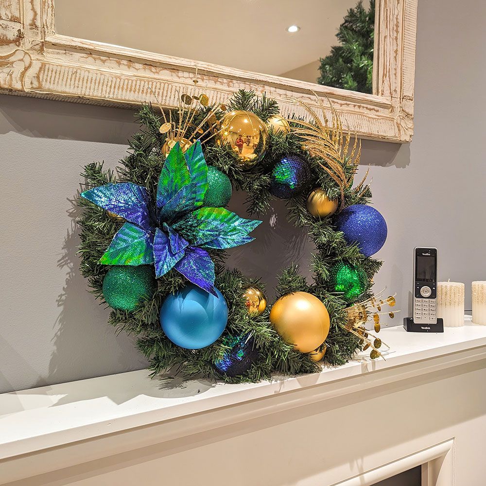 Peacock Theme Range - Decorated Luxury Greenery