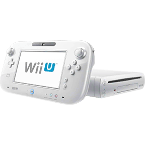 Nintendo Wii U Console (White) + GamePad, Power & Cable Japanese