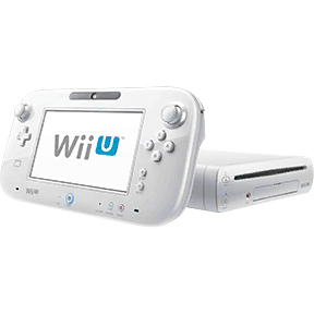 Nintendo Wii U Console (White) + GamePad, Power & Cable Japanese Version