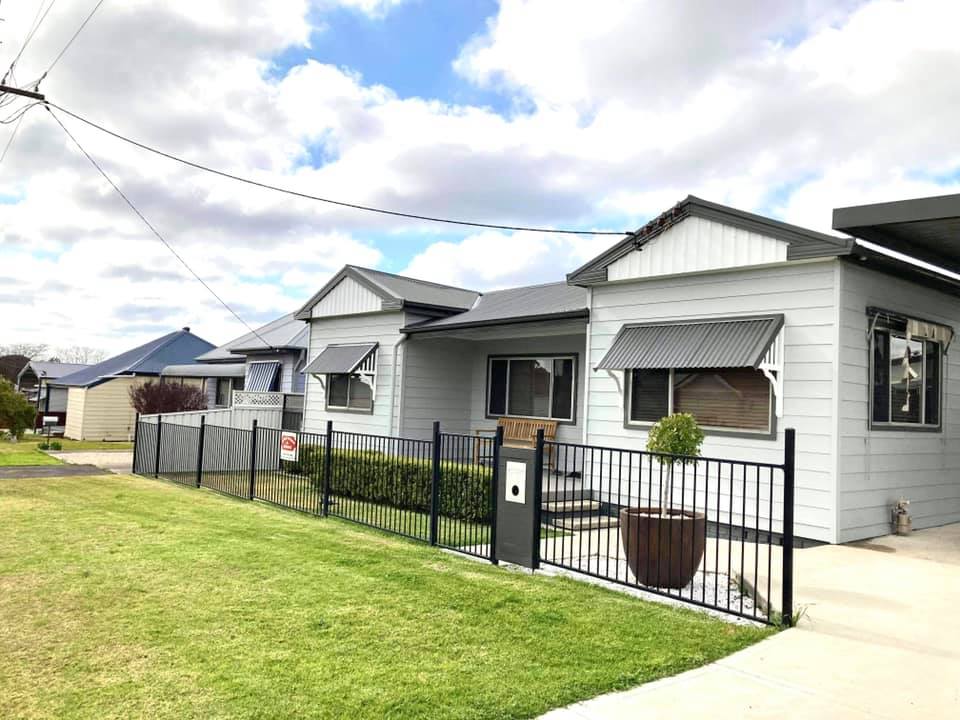 Corrugated orb awning on residential home — Shingles in Cessnock, NSW