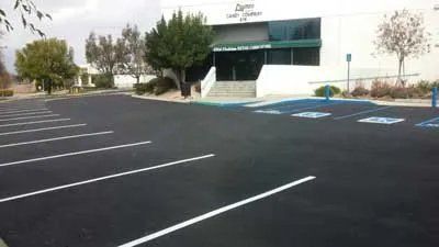 Asphalt Parking Lot — Bloomington, CA — Landmark Paving