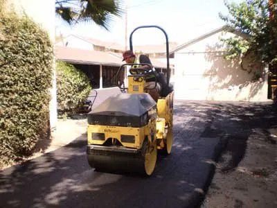Asphalt Paving Truck — Bloomington, CA — Landmark Paving