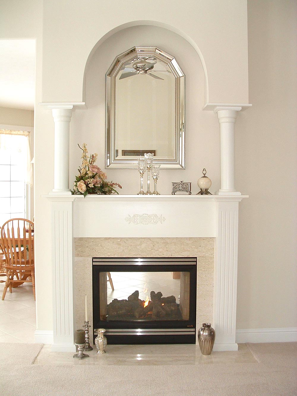 custom fireplace