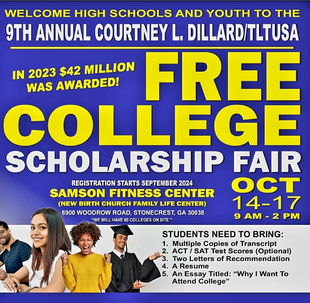 Register — Free College Scholarship Fair In Conyers, GA