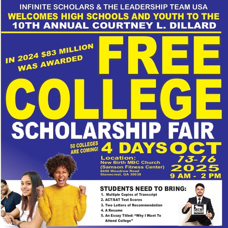 Register — Free College Scholarship Fair In Conyers, GA