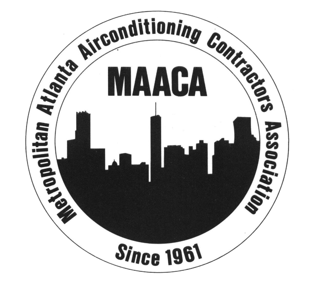 A logo for the Metropolitan Atlanta air-conditioning contractors association