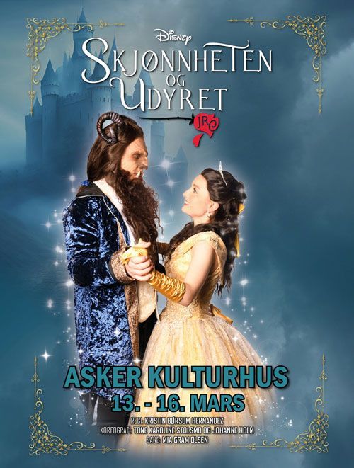 Plakat av Skjønnheten og Udyret