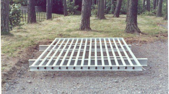 Cattle grid pre fitting