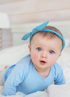 Infant & Toddler — Infant Wearing Light Blue Clothings in Vista, CA