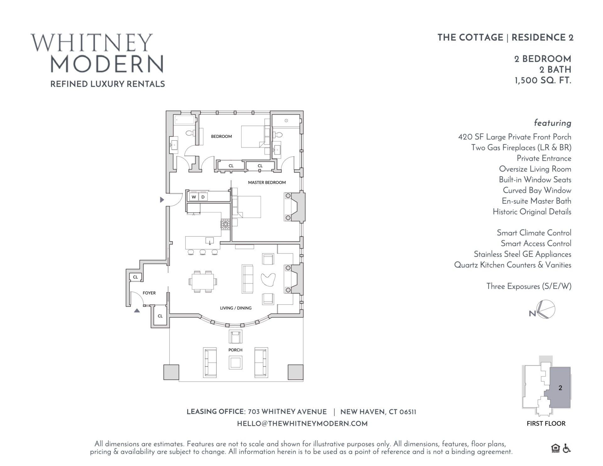whitney floor plan