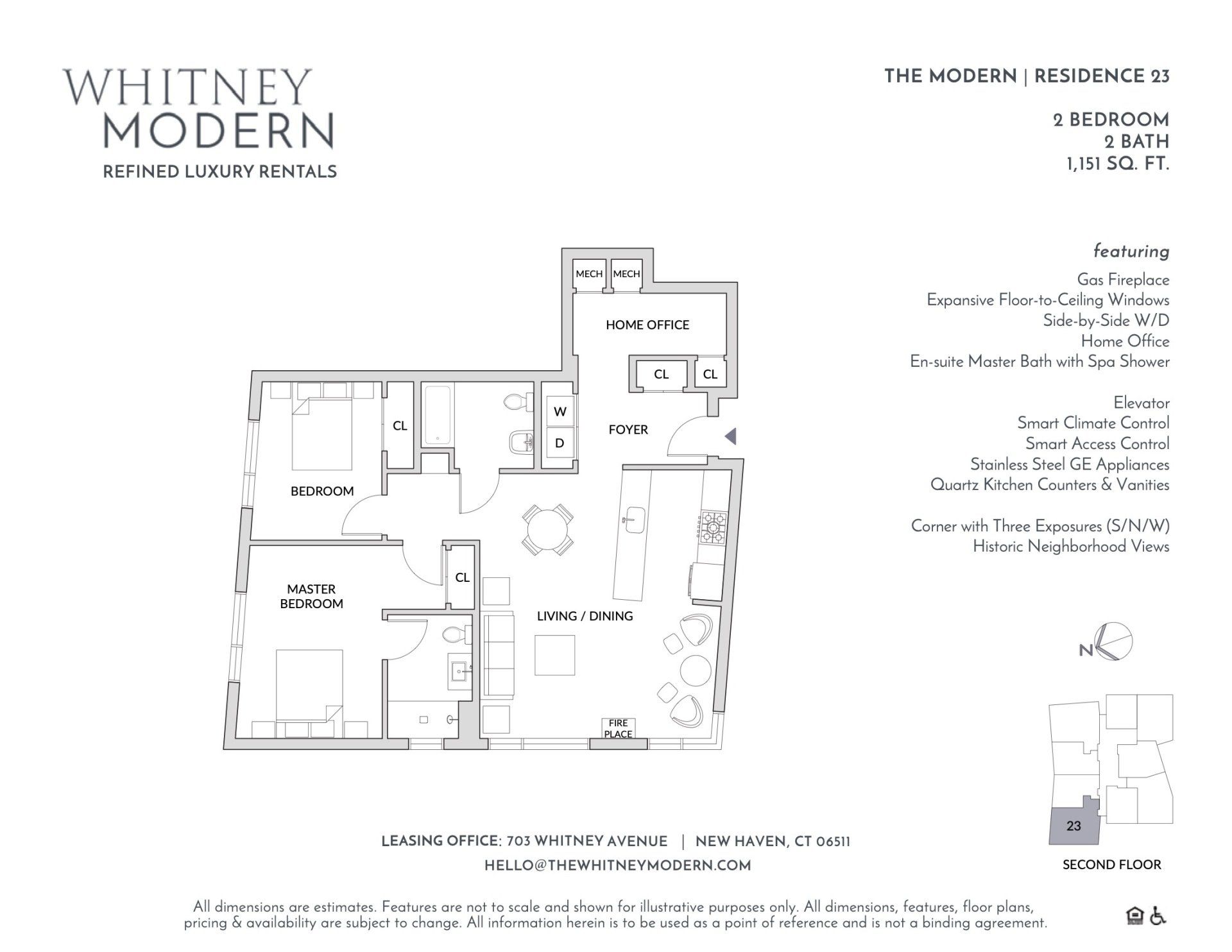 whitney floor plan