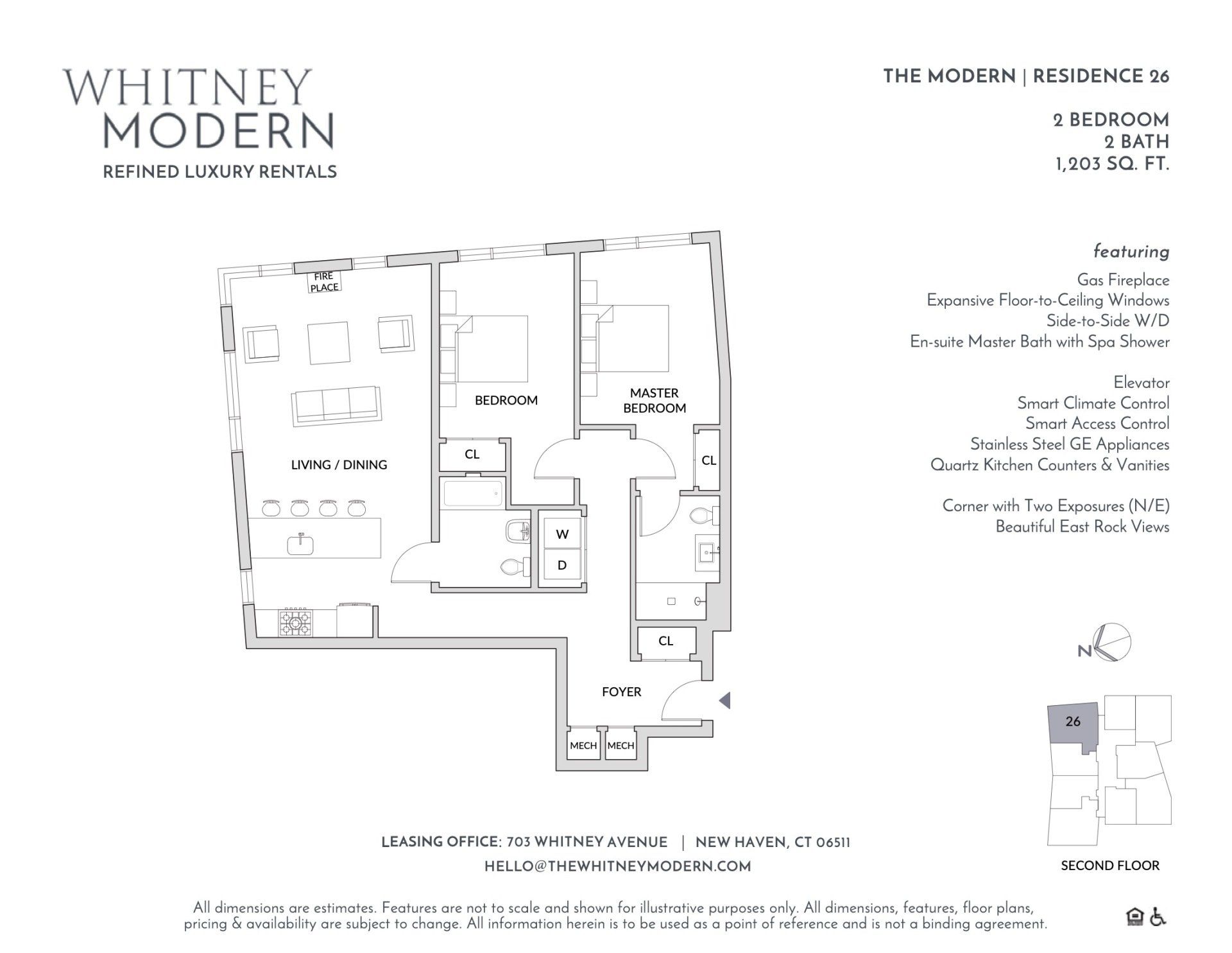whitney floor plan