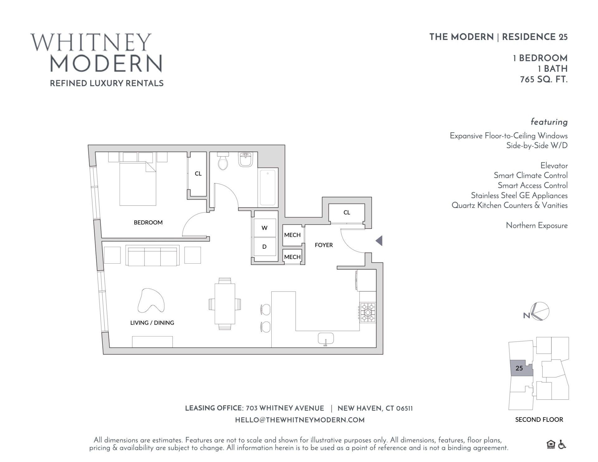 whitney floor plan