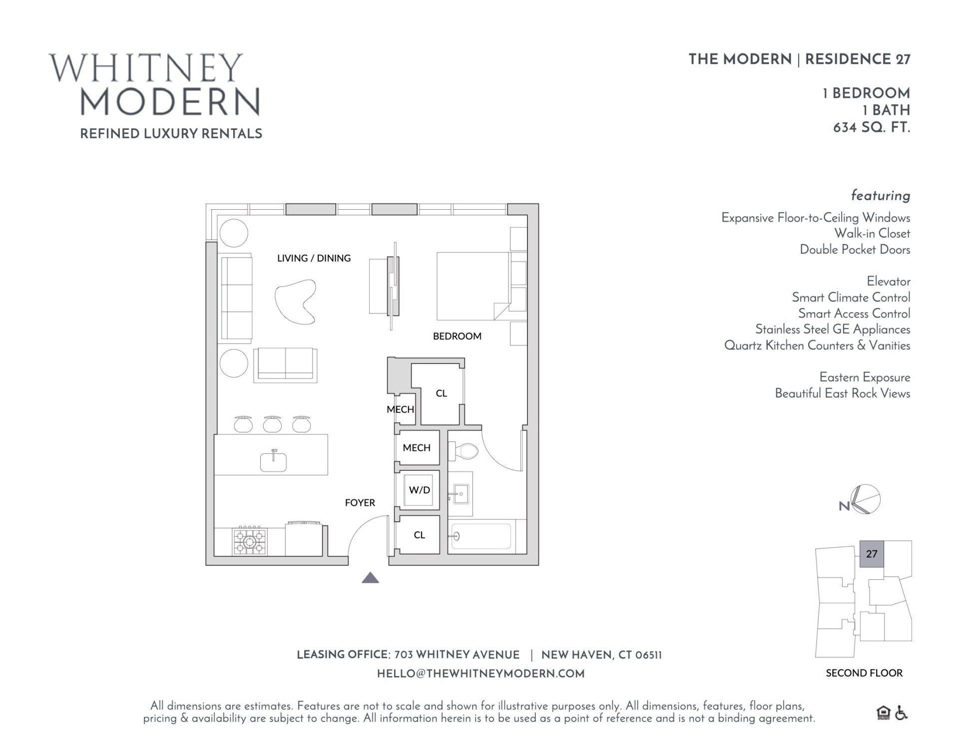 whitney floor plan