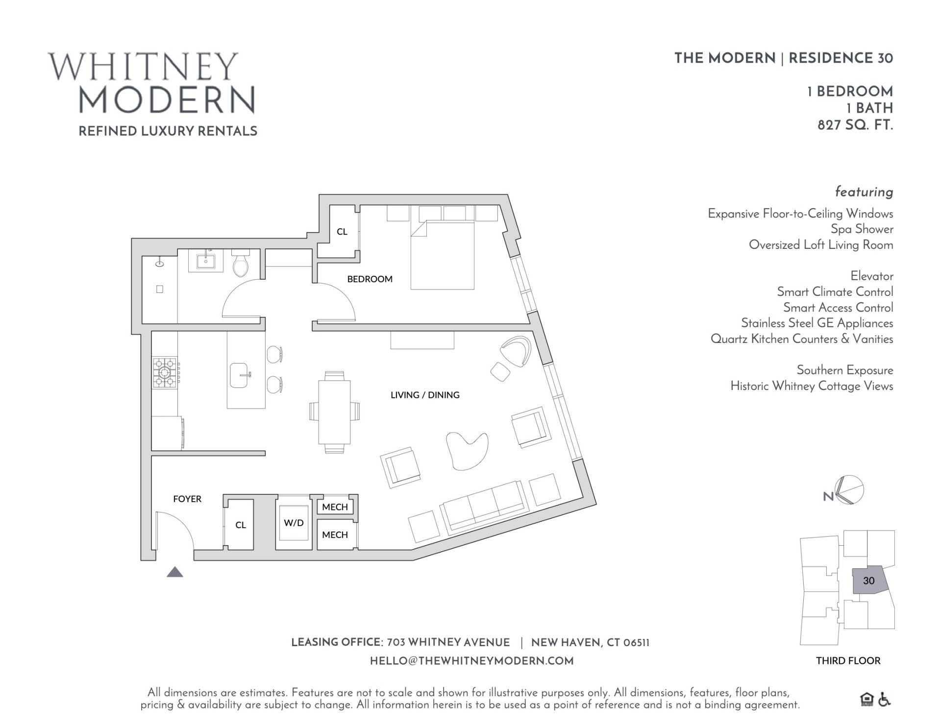 whitney floor plan