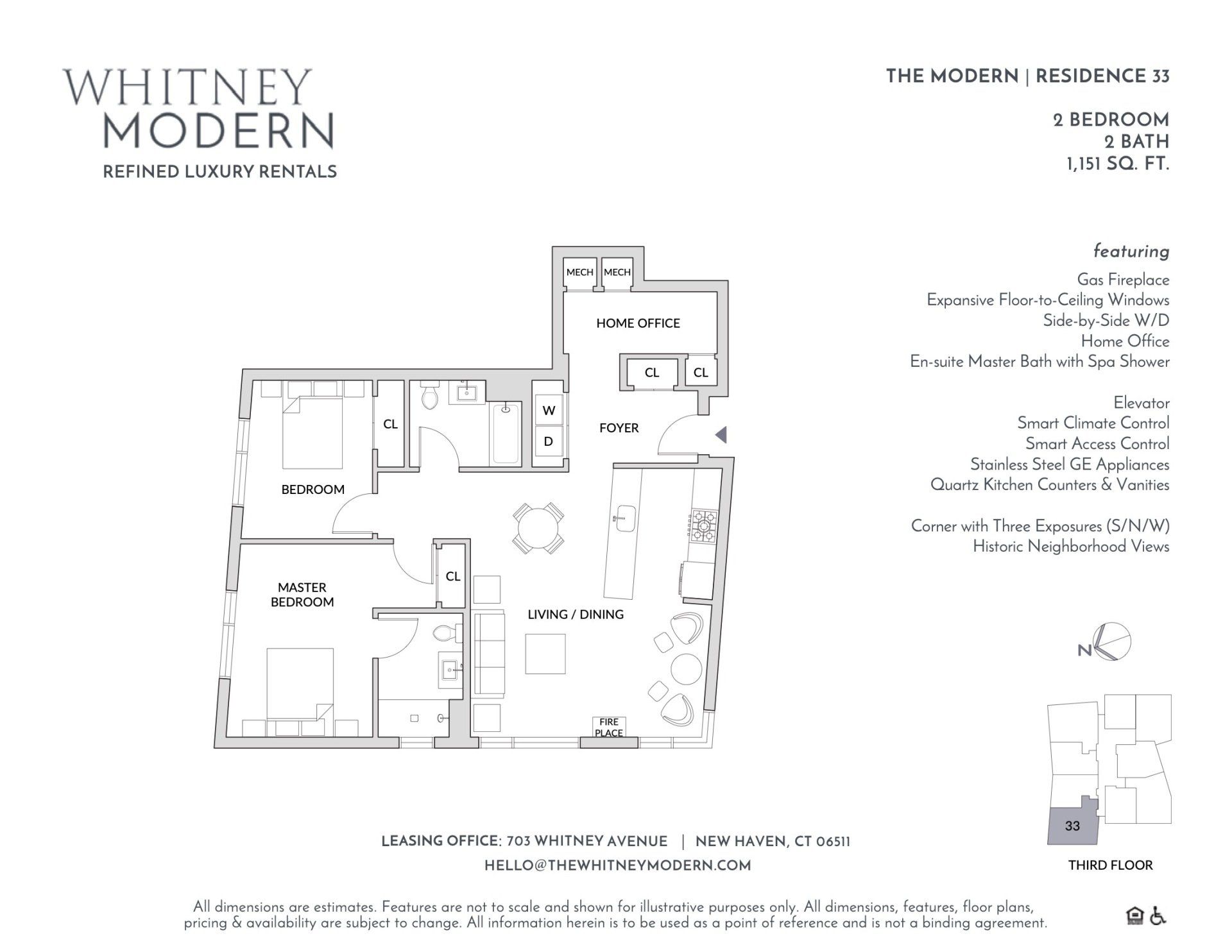whitney floor plan