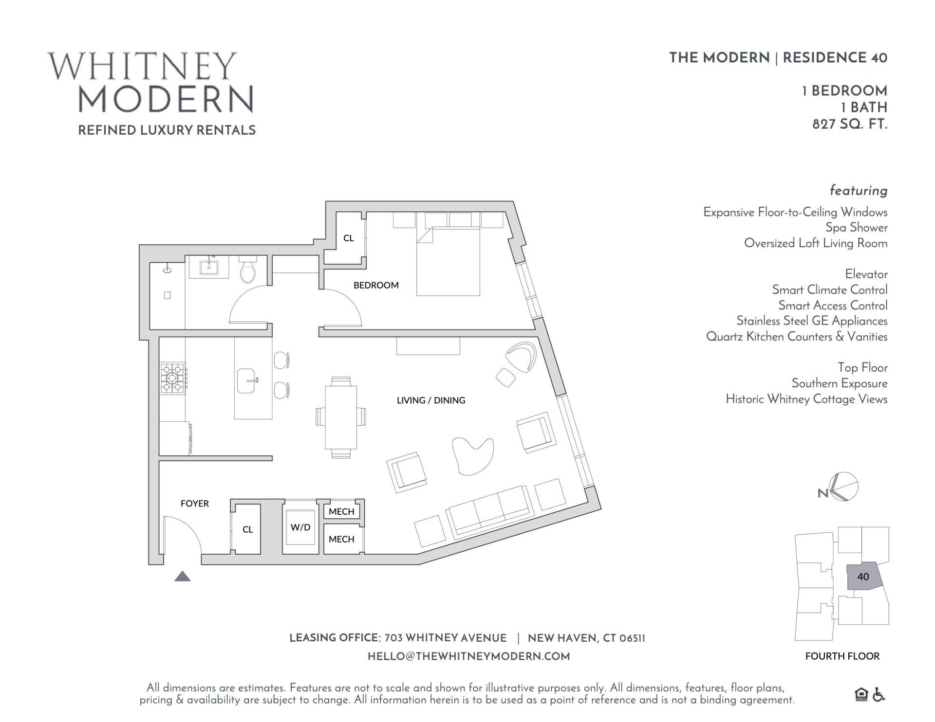 whitney floor plan
