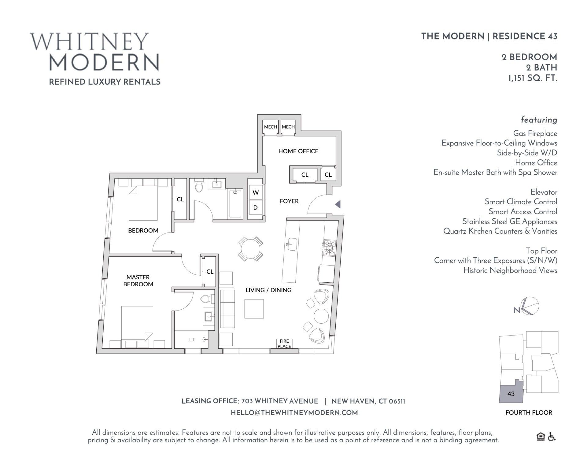 whitney floor plan
