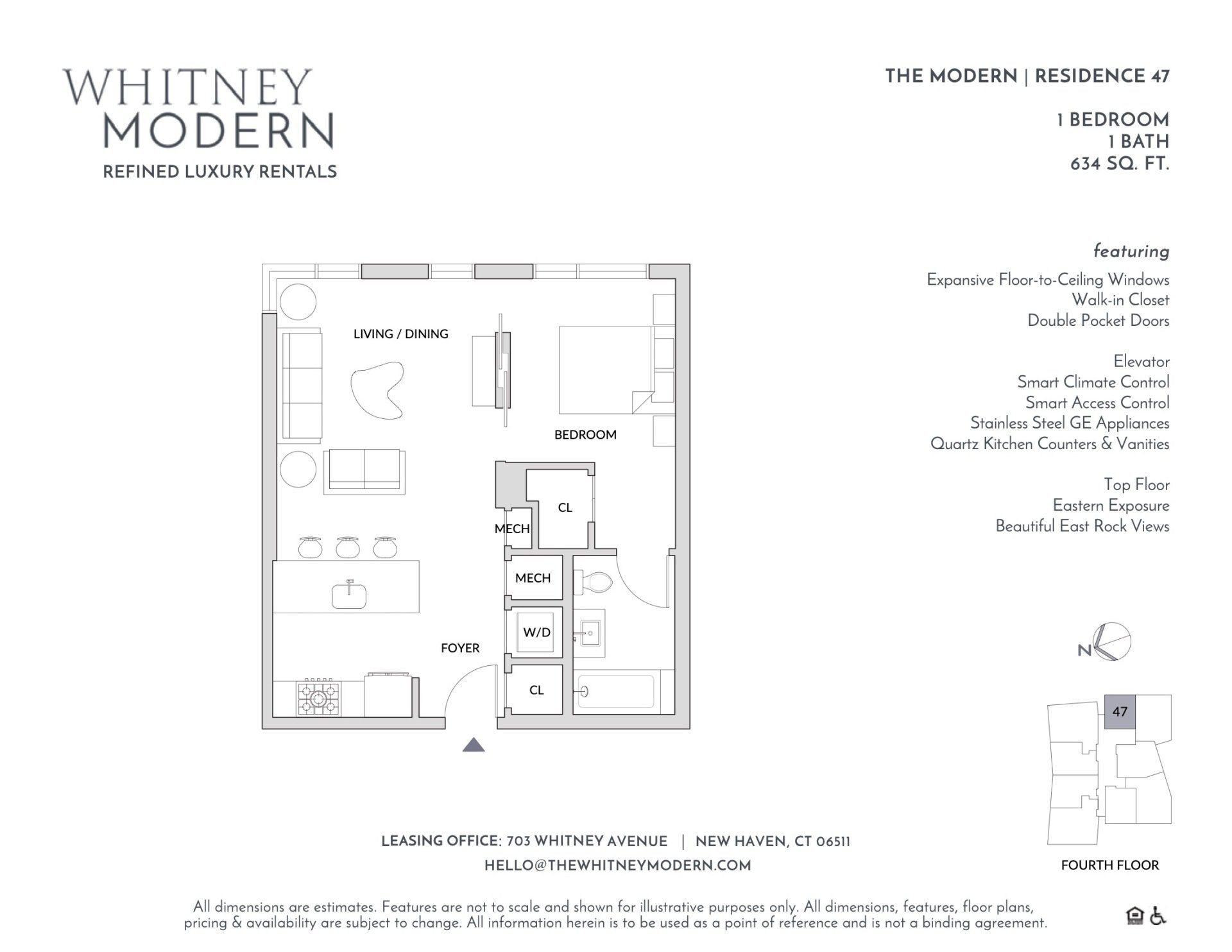 whitney floor plan