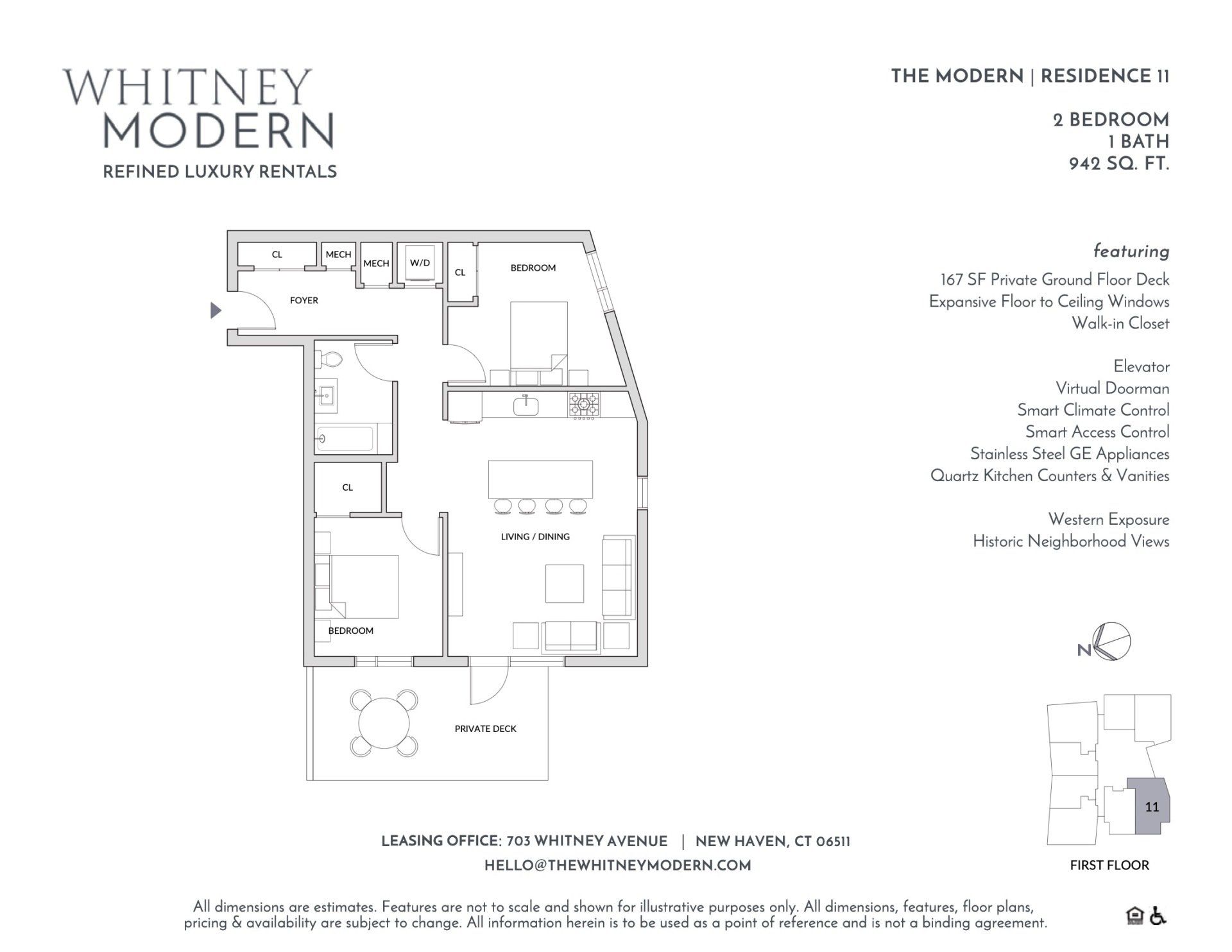 whitney floor plan