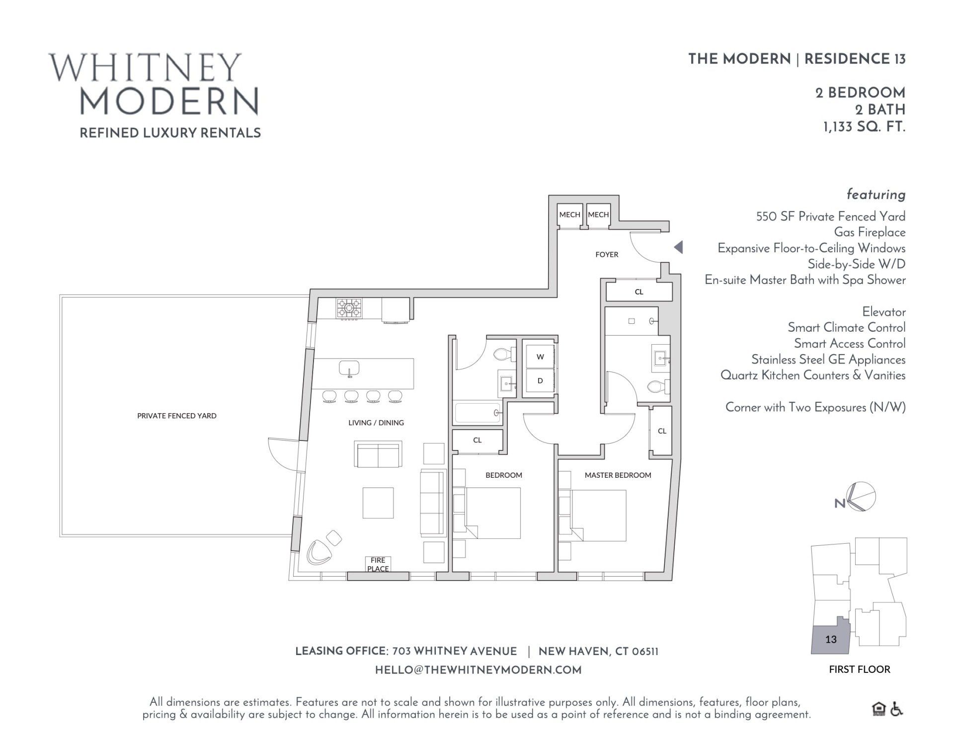 whitney floor plan