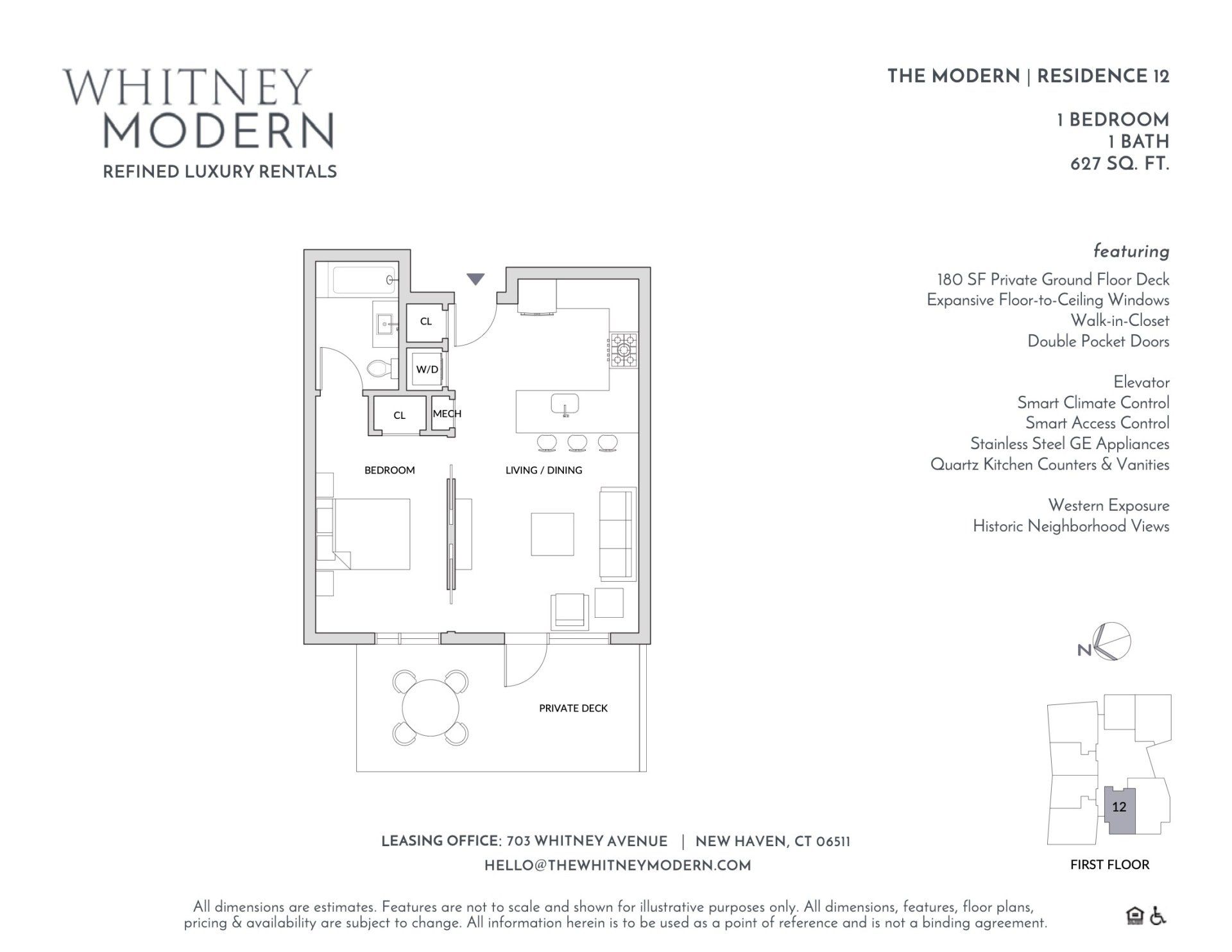 whitney floor plan