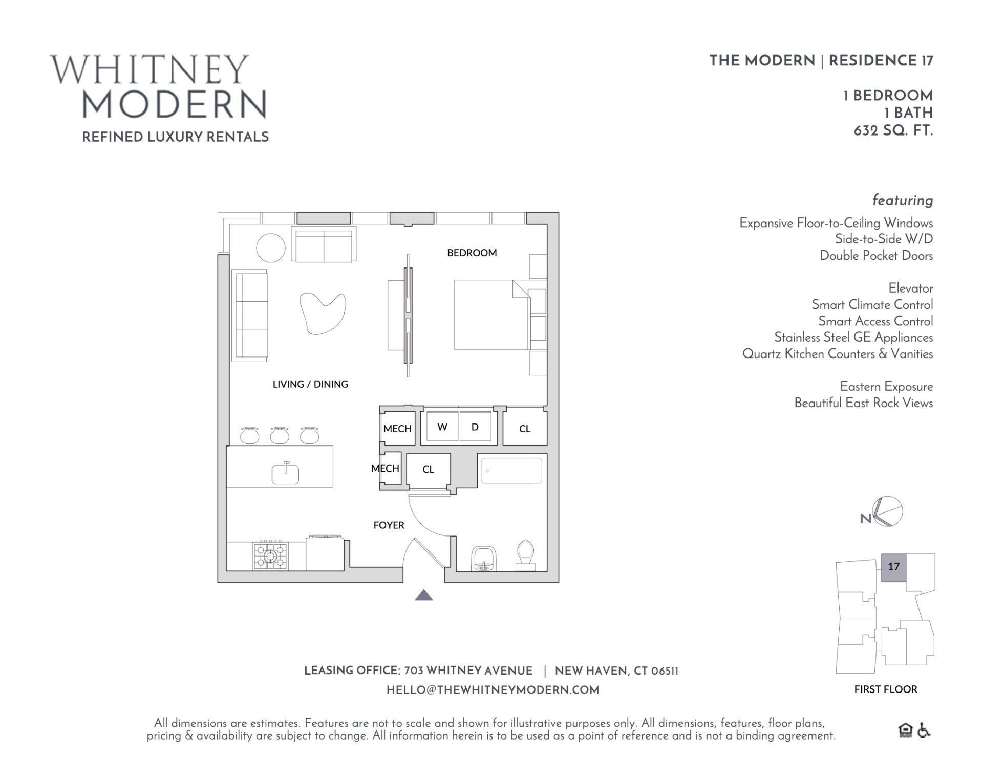 whitney floor plan
