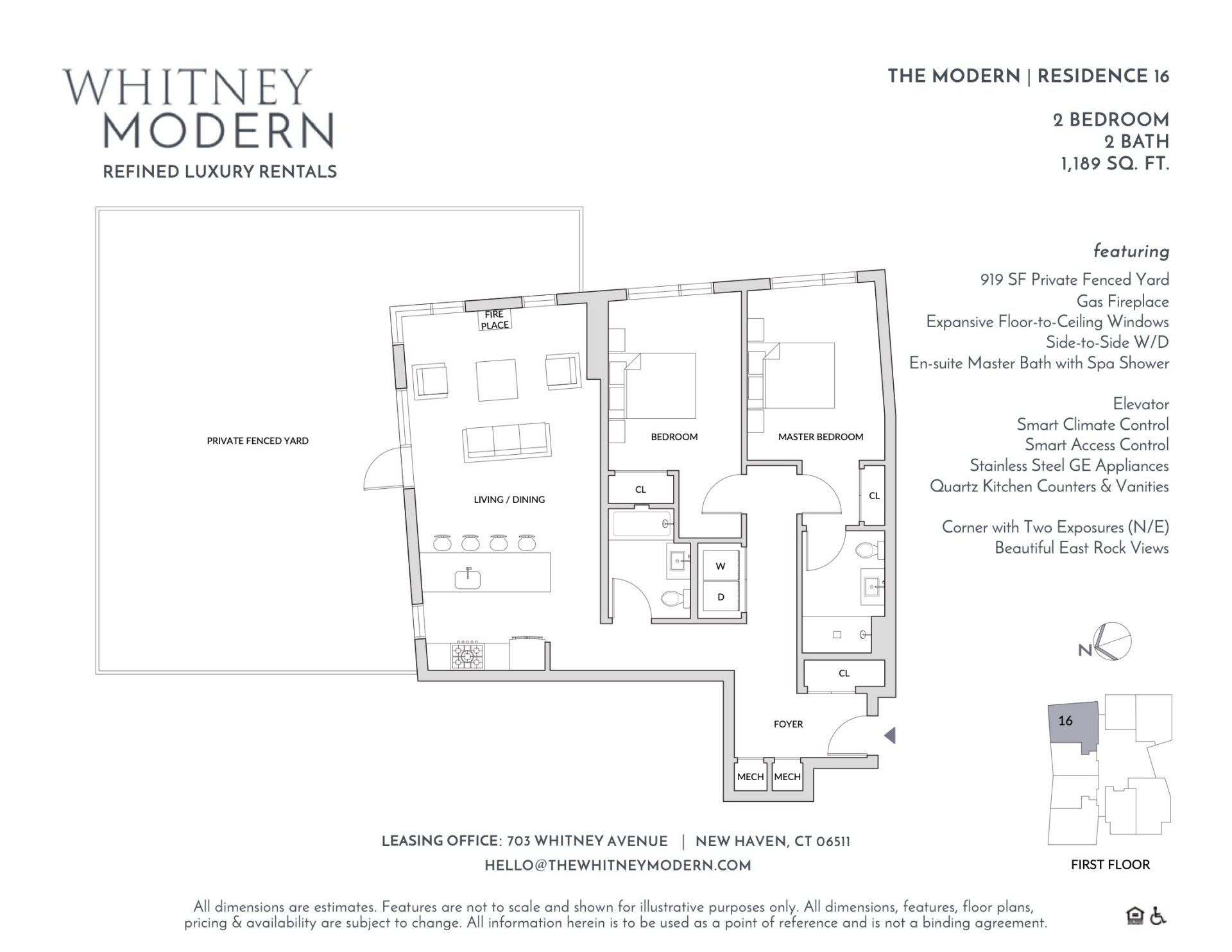 whitney floor plan