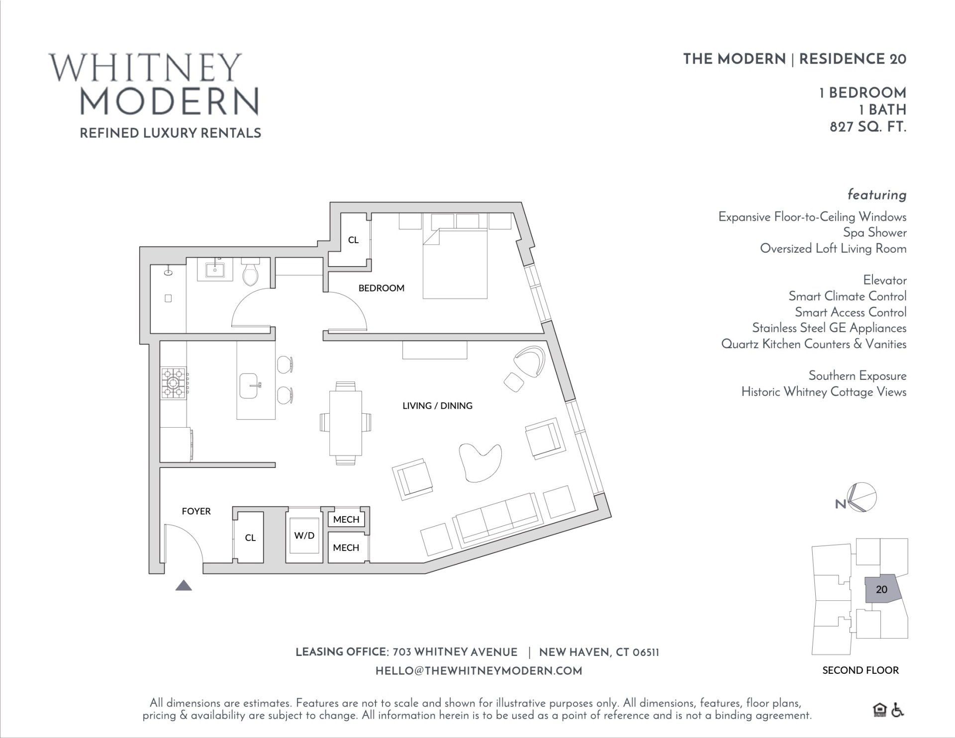 whitney floor plan