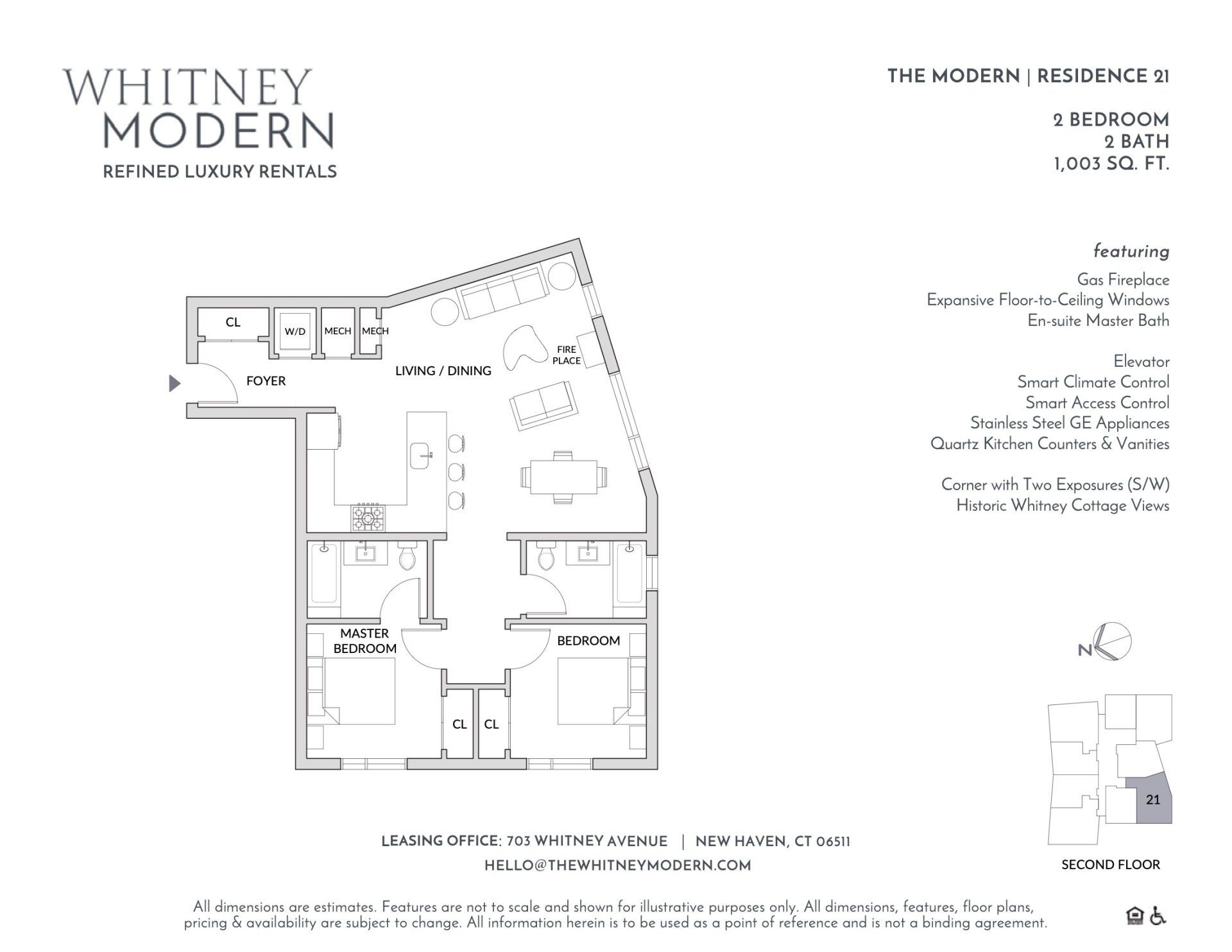 whitney floor plan