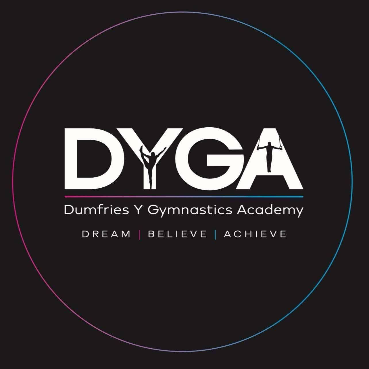 Dumfries Y Gymnastics Club Dumfries Y Gymnastics Club logo