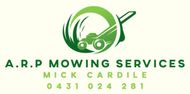 a.r.p mowing services-logo