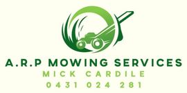 a.r.p mowing services-logo