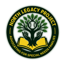A logo for the north legacy project advocating for special needs families