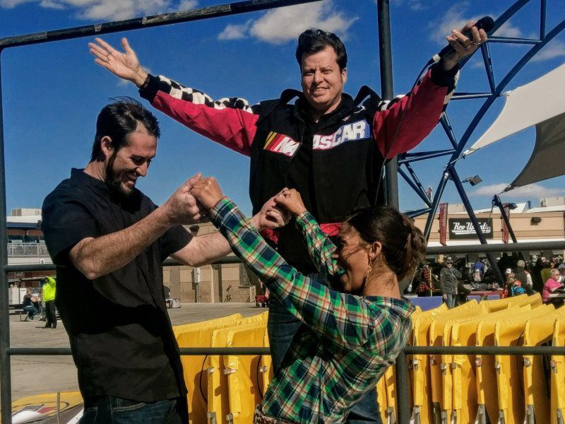 Weddings in Victory Lane during NASCAR Weekend