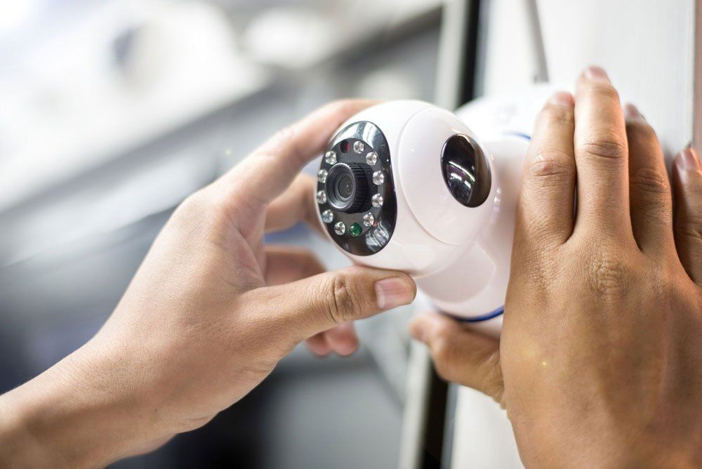 Installing Security Camera — Flowood, MS — Global Sector Services, Inc.