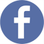 A white f in a blue circle on a white background.