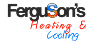 A logo for ferguson 's heating and cooling