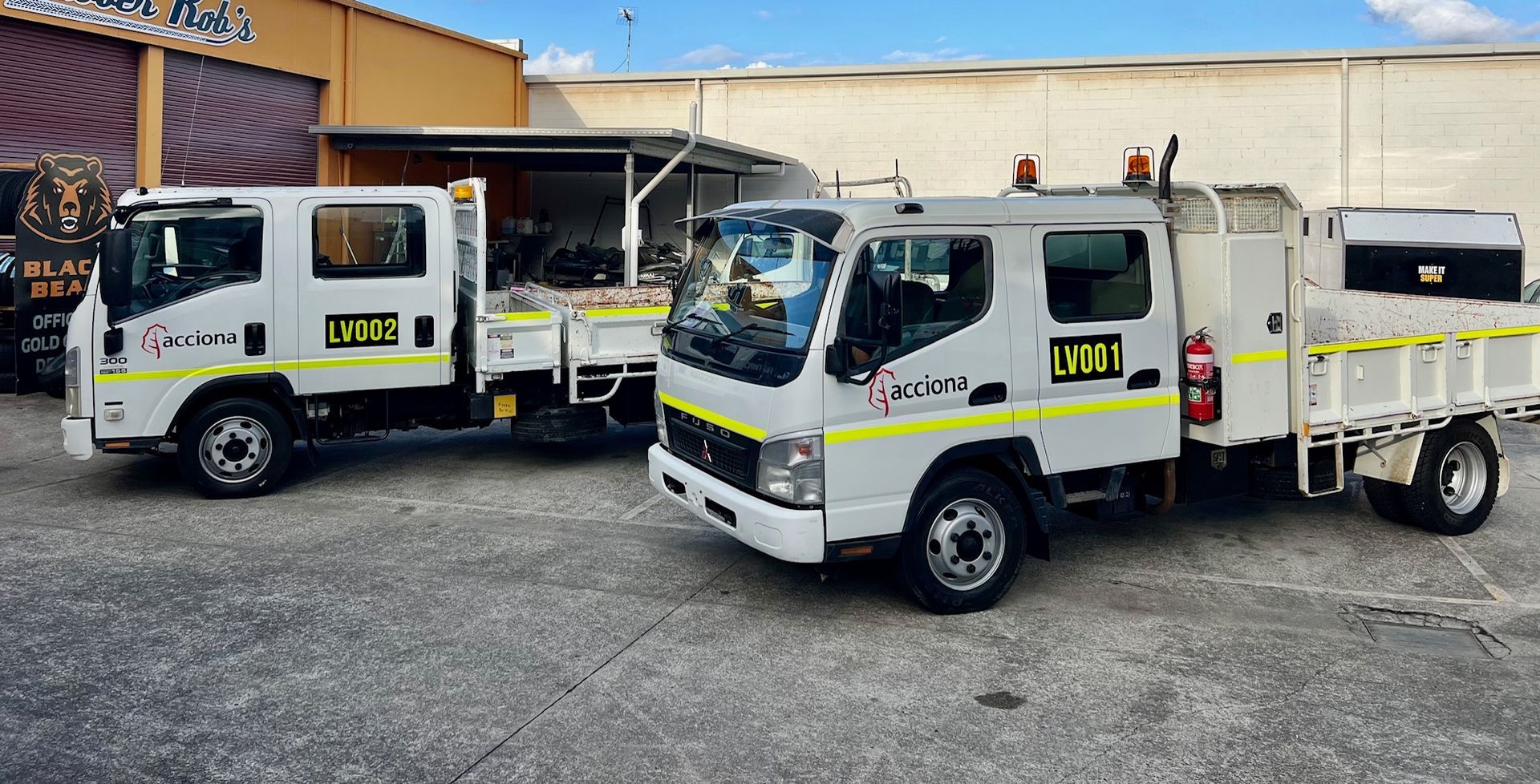 A Line of Mining Vehicles - Fleet Solutions in Australia