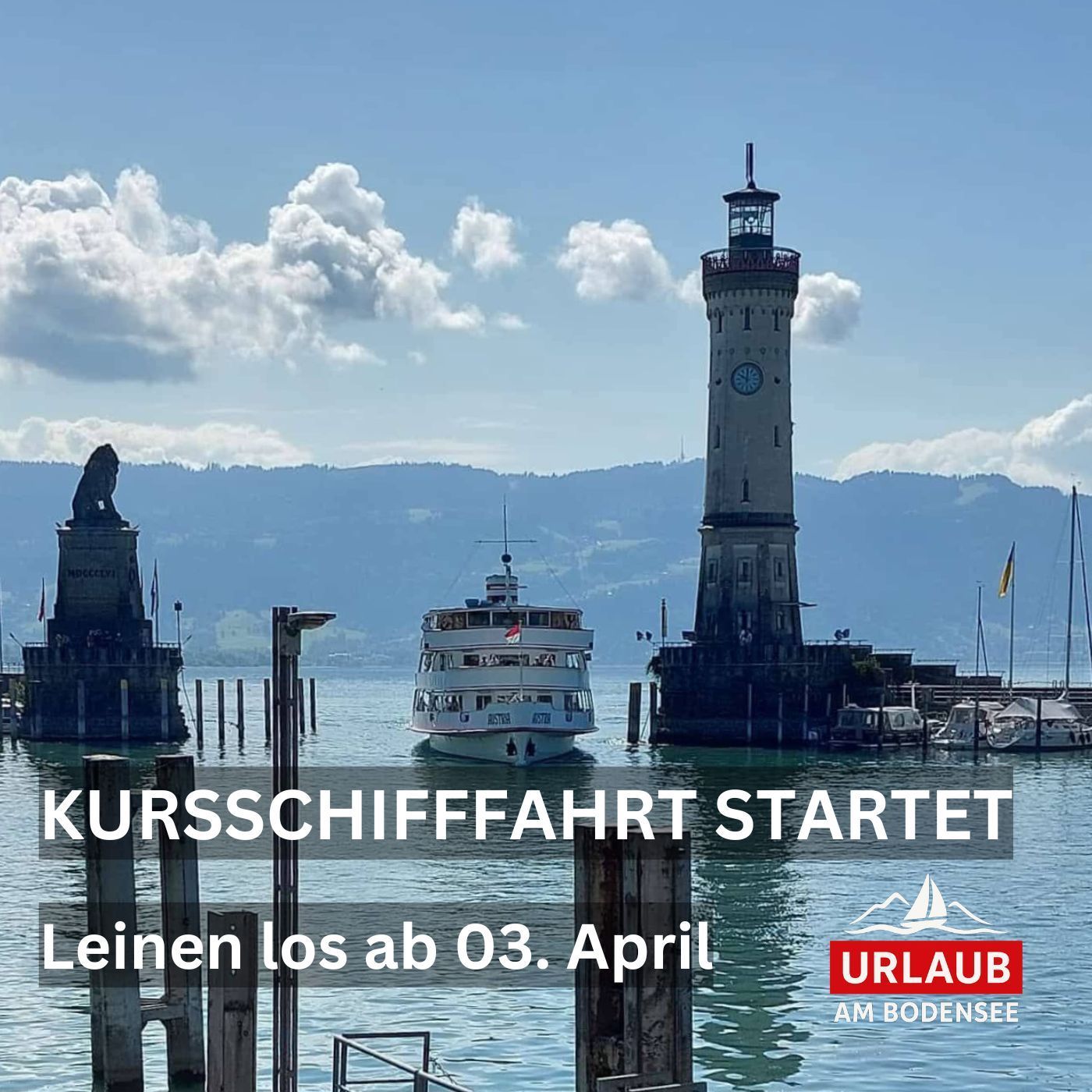 Bodenseeschifffahrt Saisonstart 2026 a m 03.04.2026